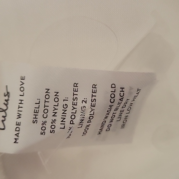 Lulus NWT Gorgeous Attraction White Lace Structured Long Sleeve Mini Dress XL - Picture 8 of 10